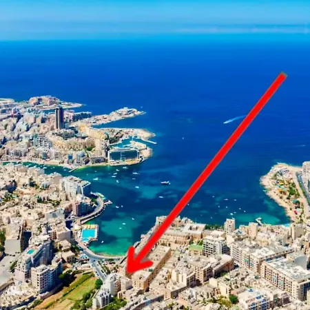 Apartman Balluta Charm 2, Sea-side San Ġiljan